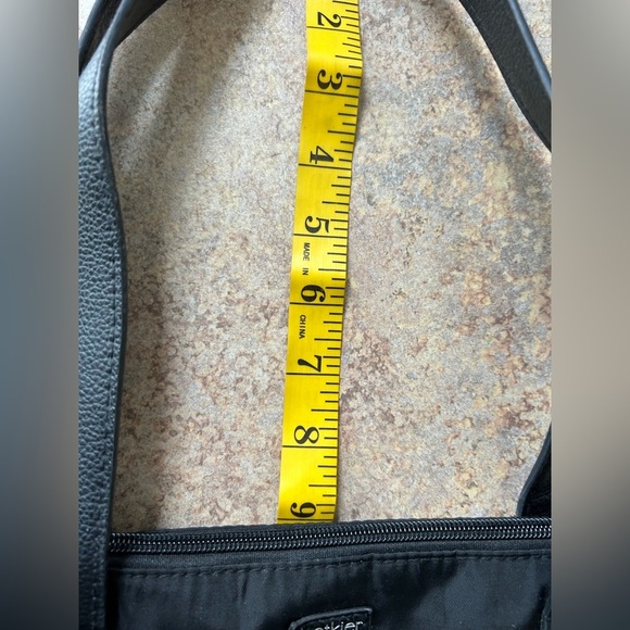 Botkier New York Black Shoulder Tote with Silver Hardware - Picture 9 of 12